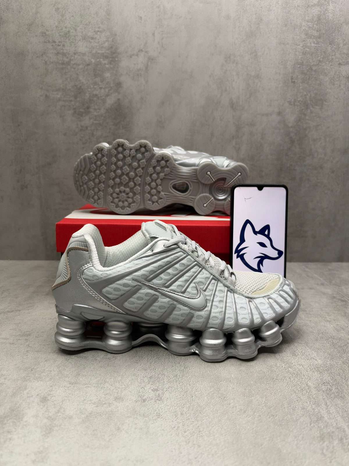 Nike Shox TL Plata