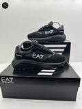 EA7 Black Logo Blanco