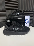 EA7 Black Logo Blanco