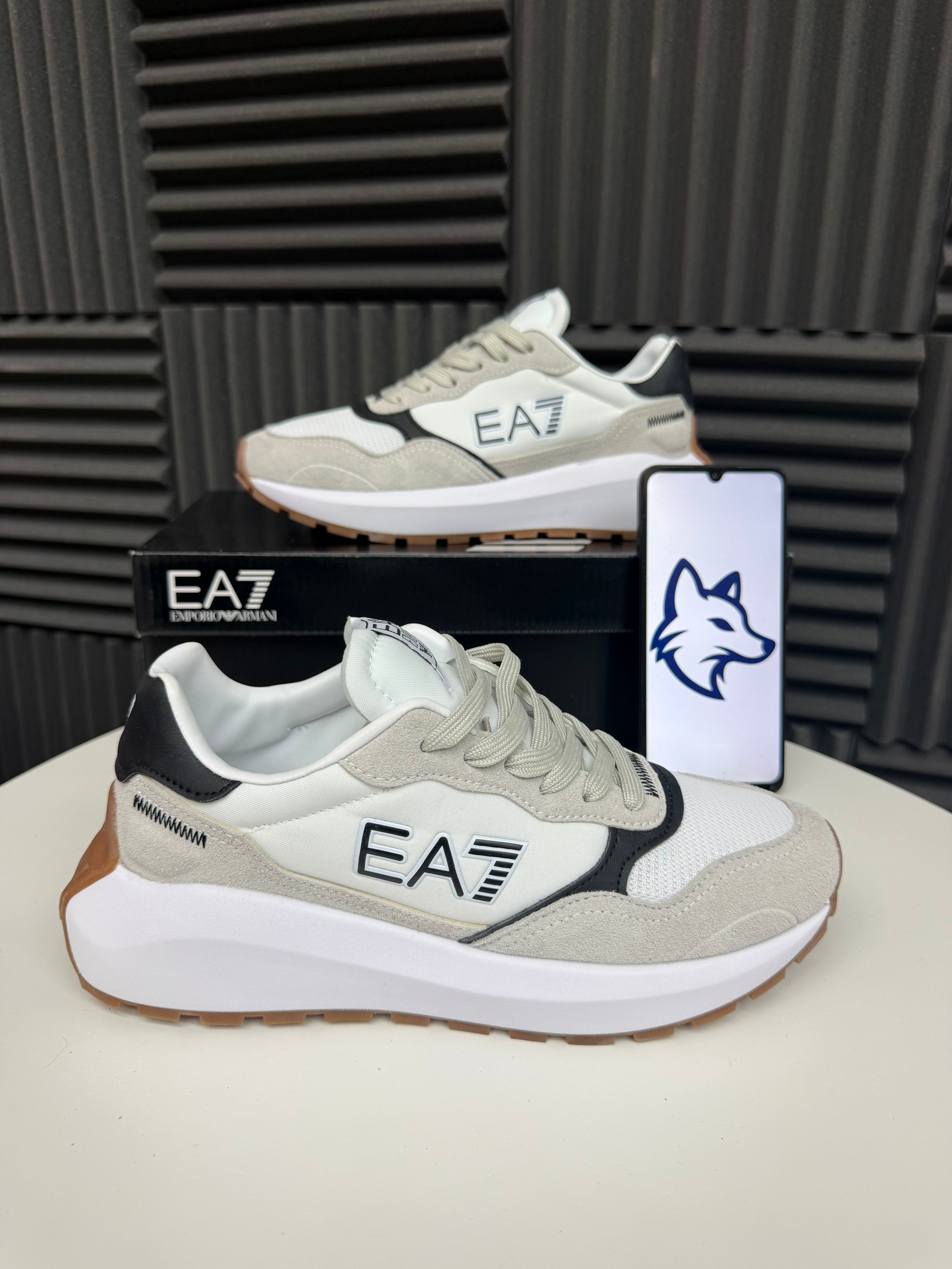 EA7 Gris/Blanco