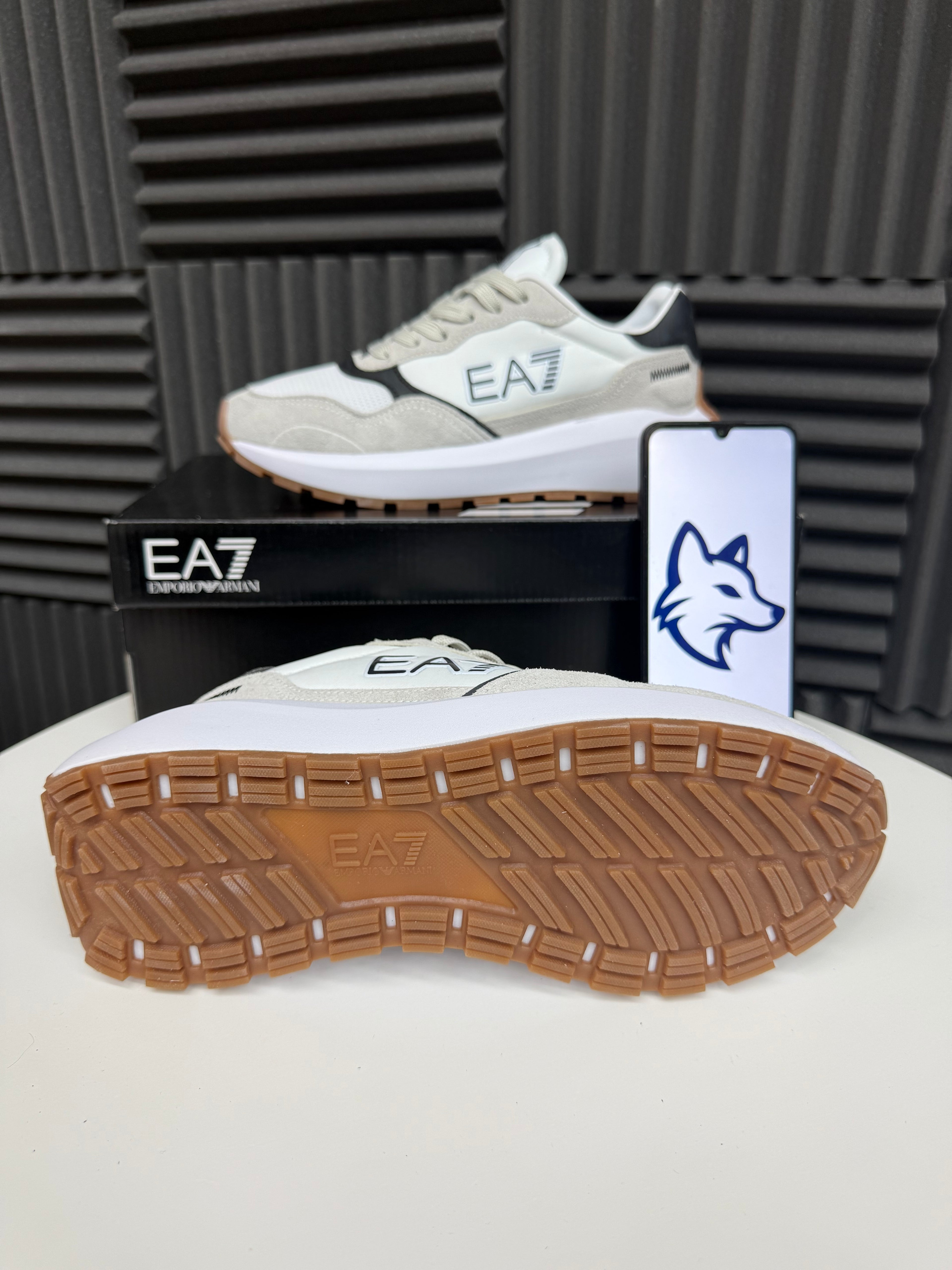 EA7 Gris/Blanco