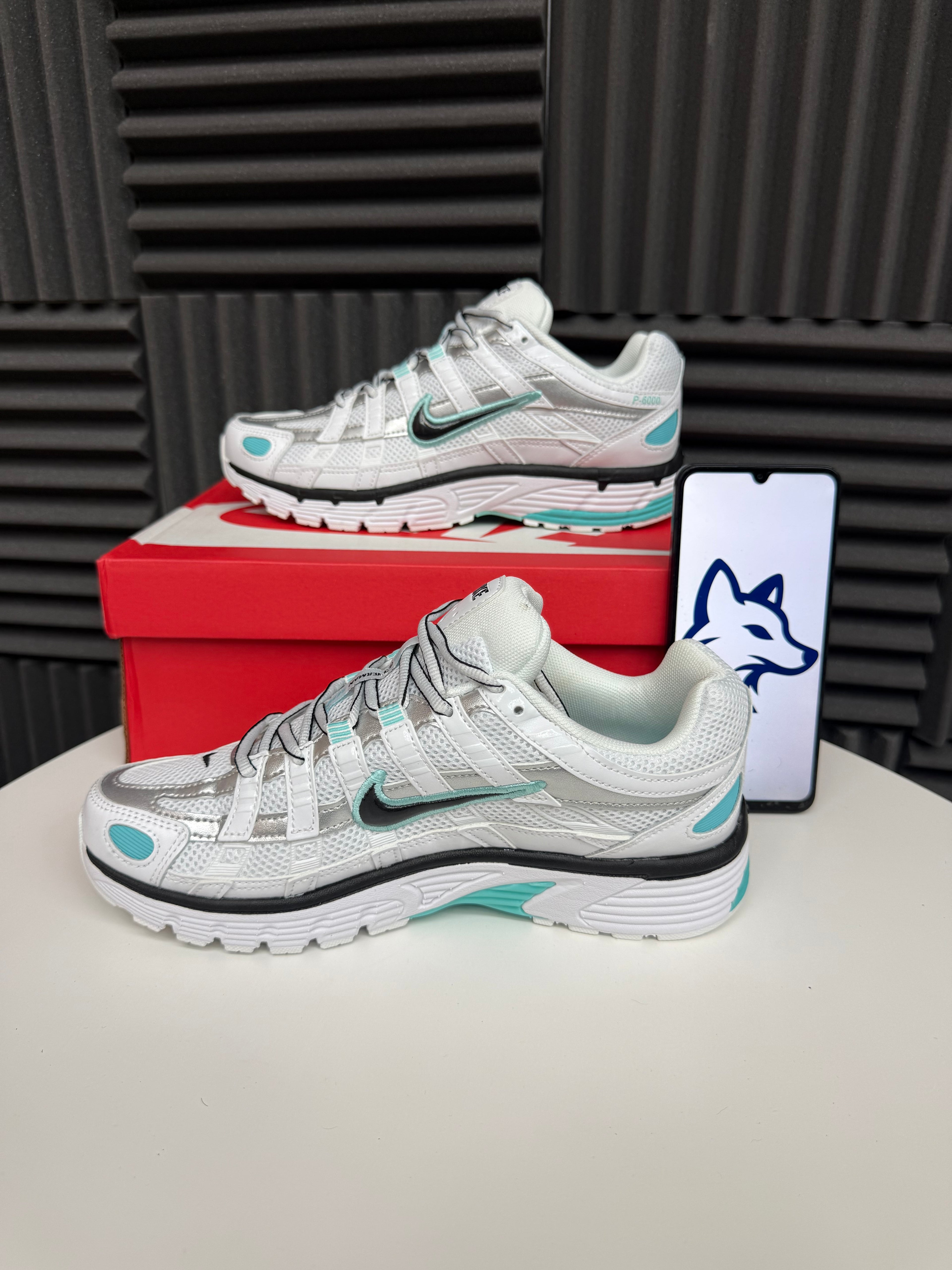 Nike P-6000 Blanco/Azul