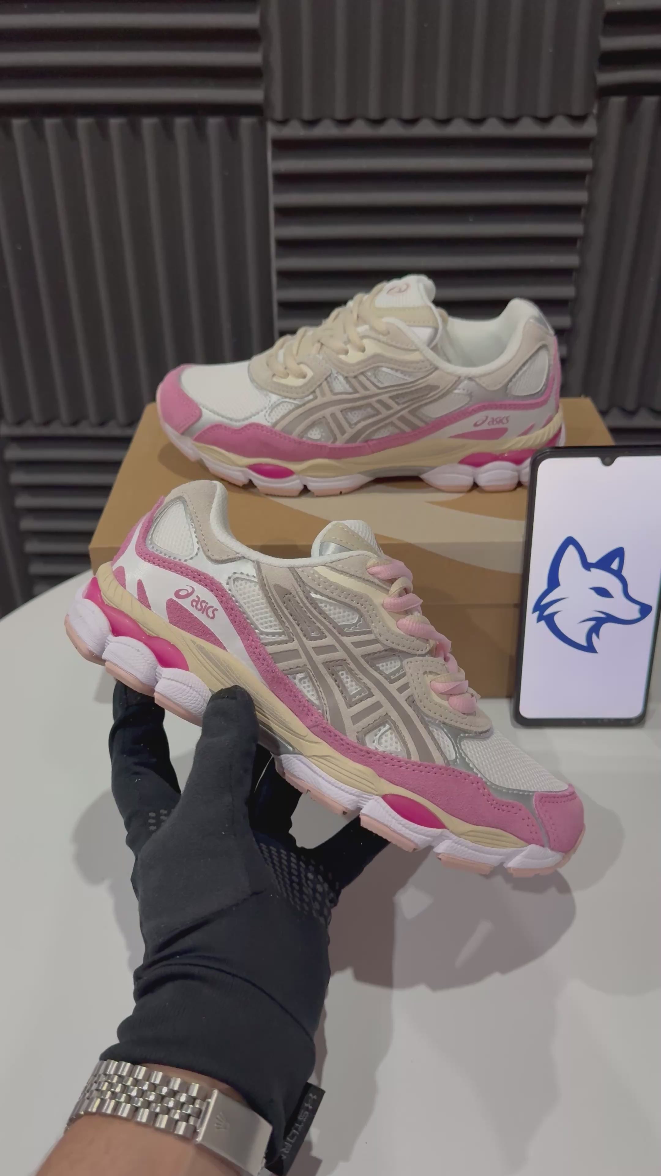 Asics Gel Pink&Yellow