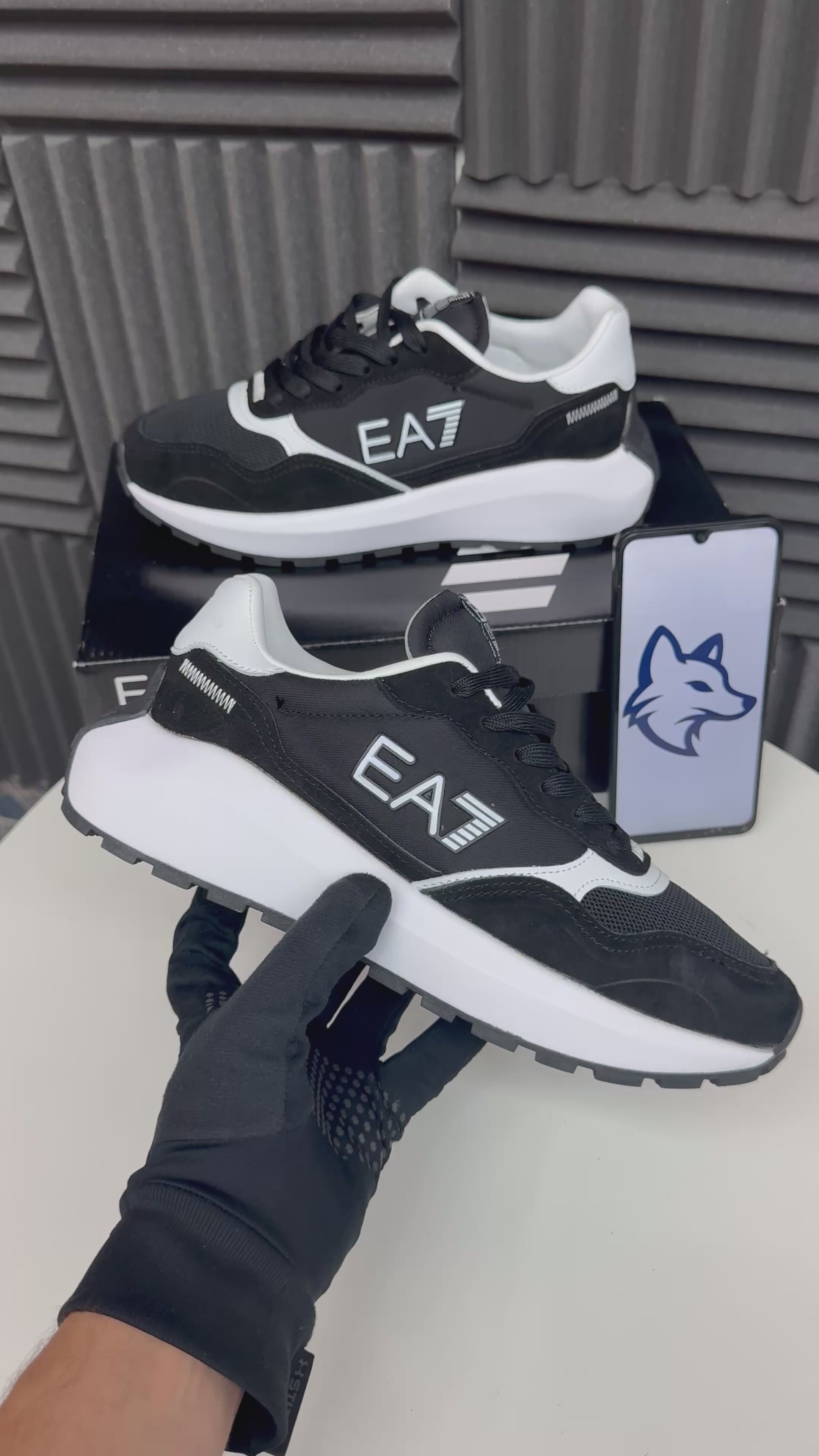 EA7 Black White