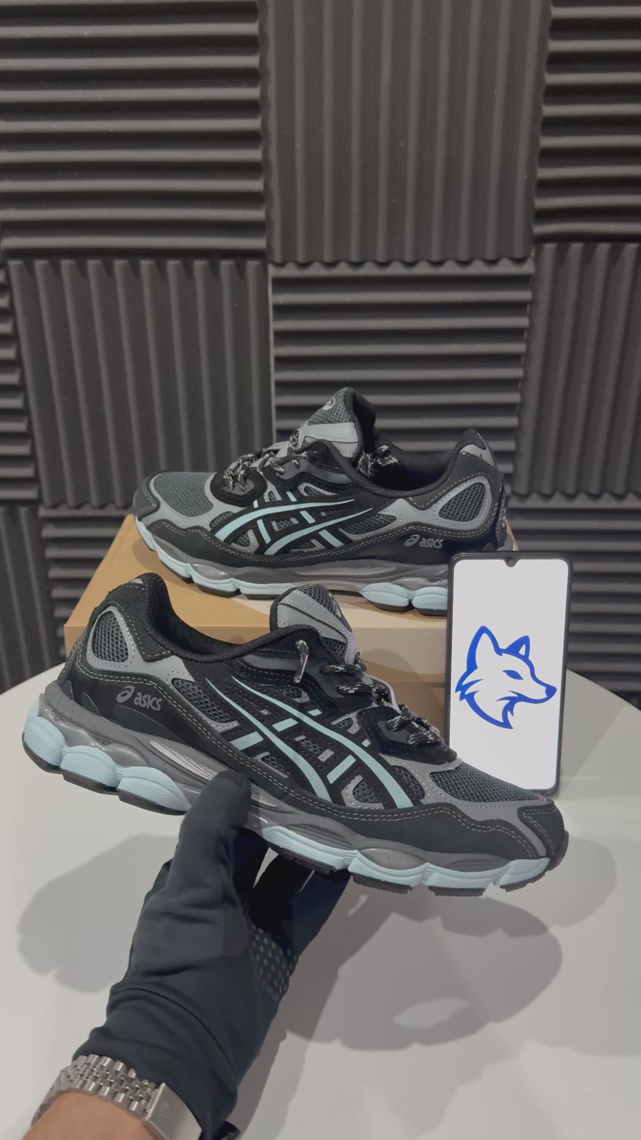 Asics Gel Black&Blue