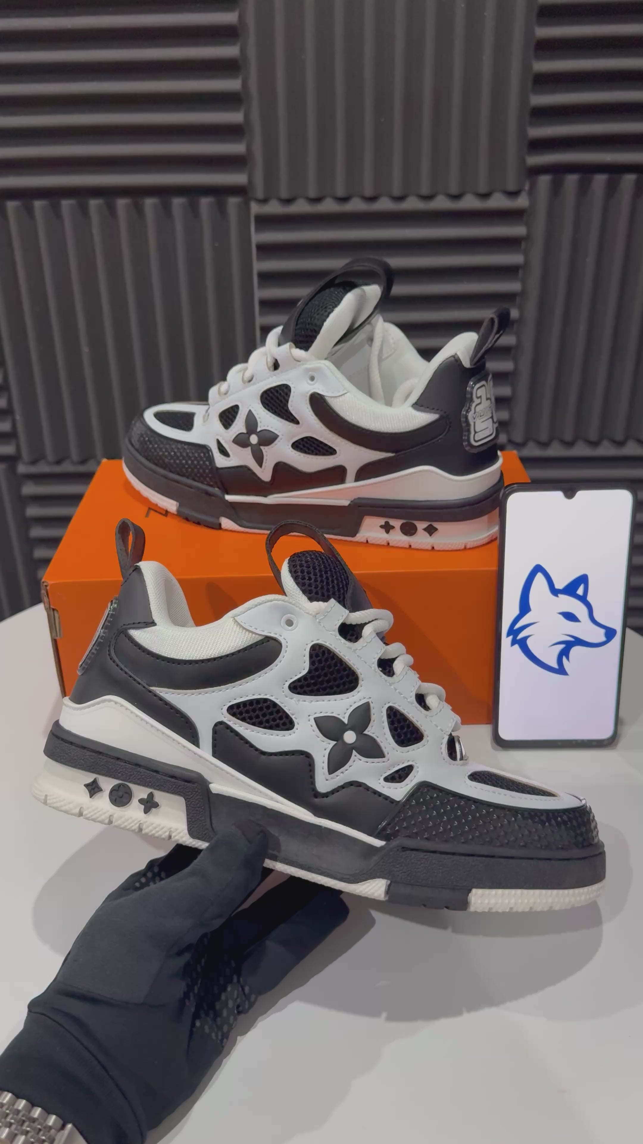 LV Skate White&Black